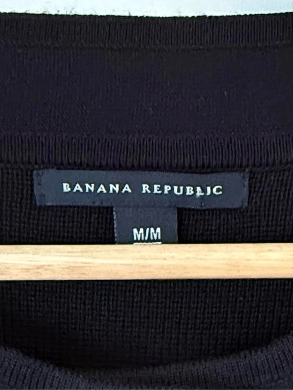 BANANA REPUBLIC Black Short Sleeve Structural Knit Sweater Blazer Dark Academia - Picture 2 of 11